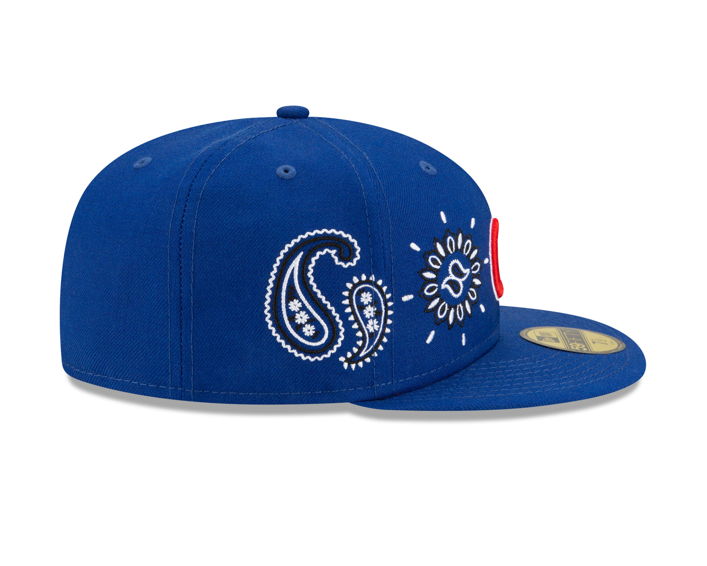 Chicago Cubs All Over Print Paisley 59Fifty Fitted Hat