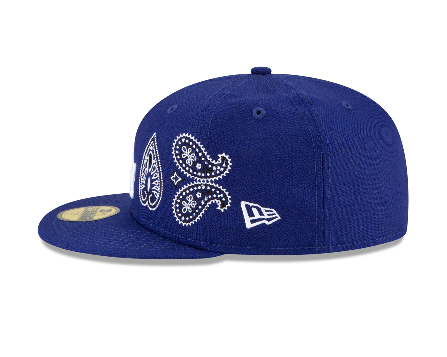 Los Angeles Dodgers New Era Q2 QT Paisley All Over Gray Undervisor 59FIFTY Fitted Hat