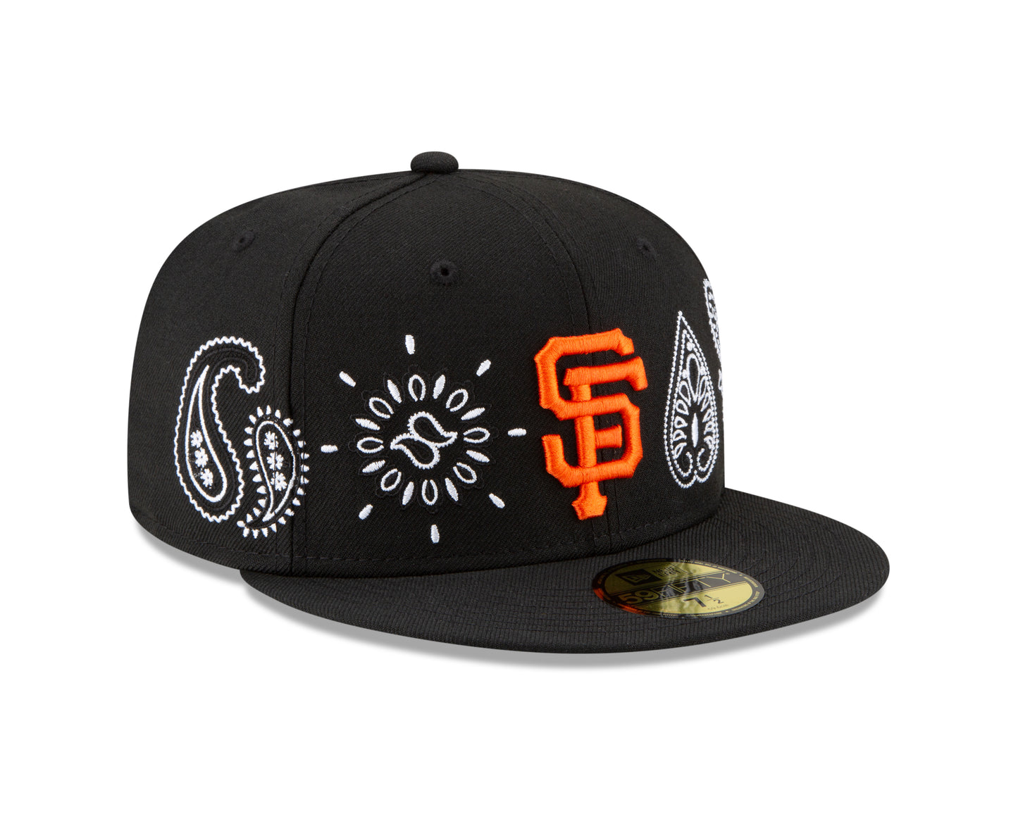 San Francisco Giants All Over Print Paisley 59Fifty Fitted Hat