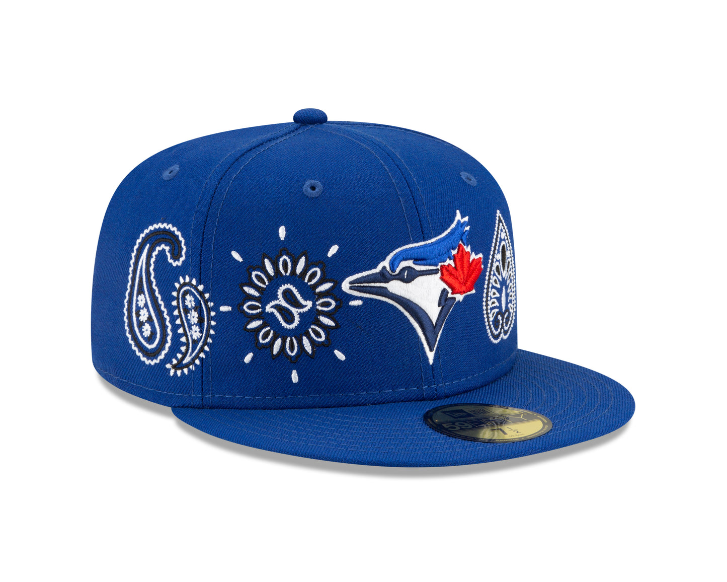Toronto Blue Jays All Over Print Paisley 59Fifty Fitted Hat