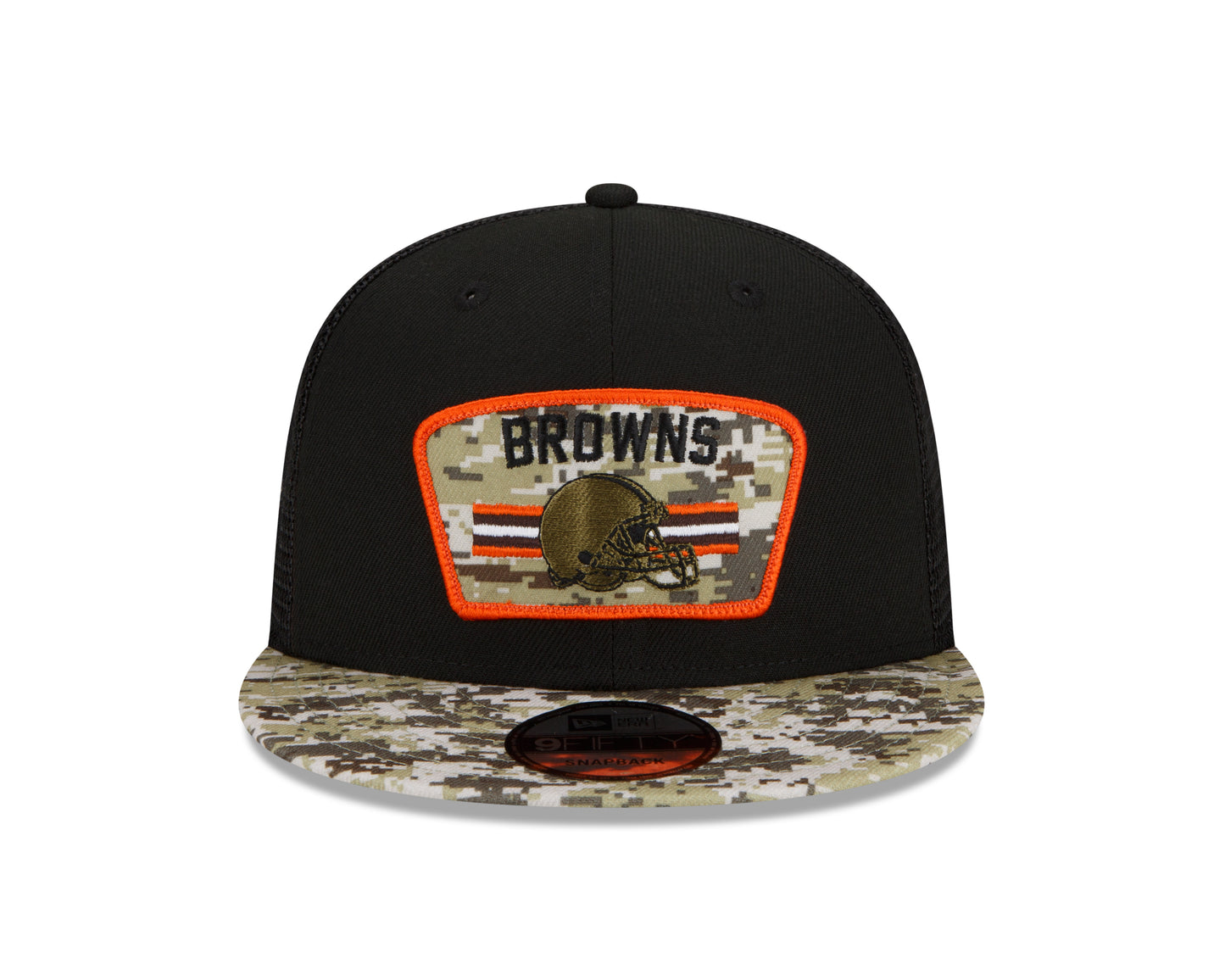 Cleveland Browns New Era Salute to Service Trucker 9Fifty Snapback Hat