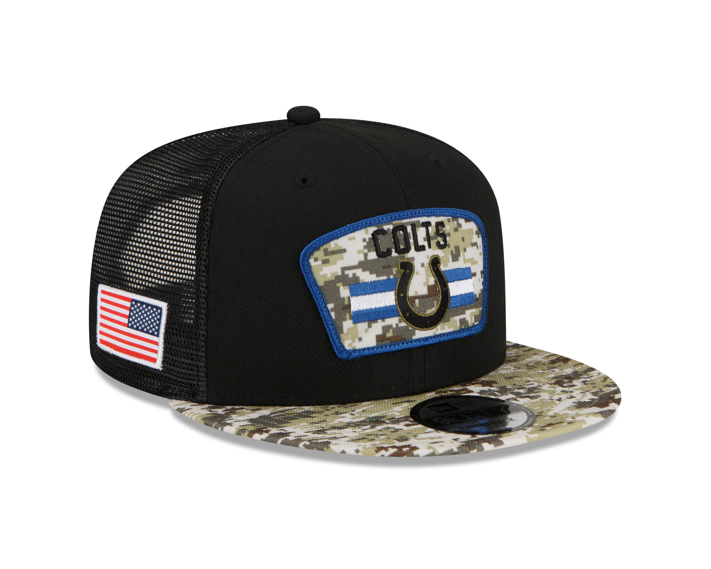 Indianapolis Colts New Era 2021 Salute To Service 9Fifty Adjustable Hat