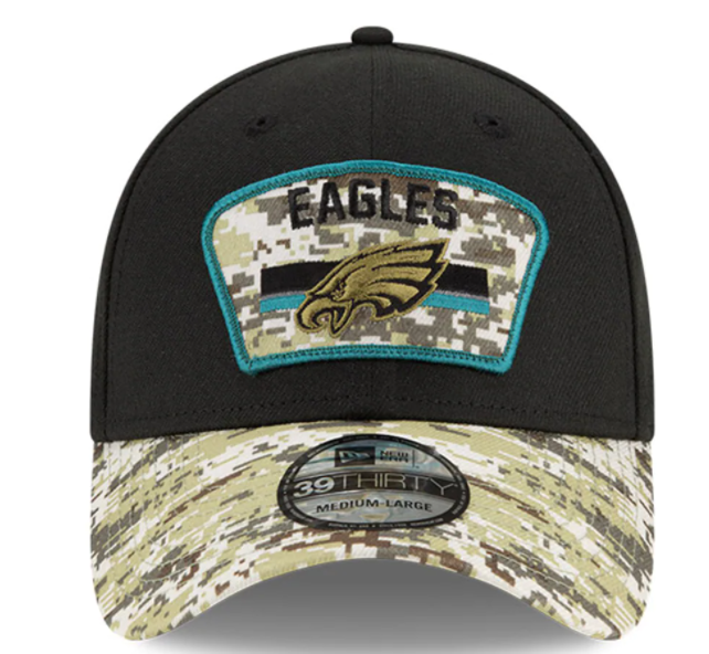 Philadelphia Eagles New Era Salute to Service Sideline 39THIRTY Hat -