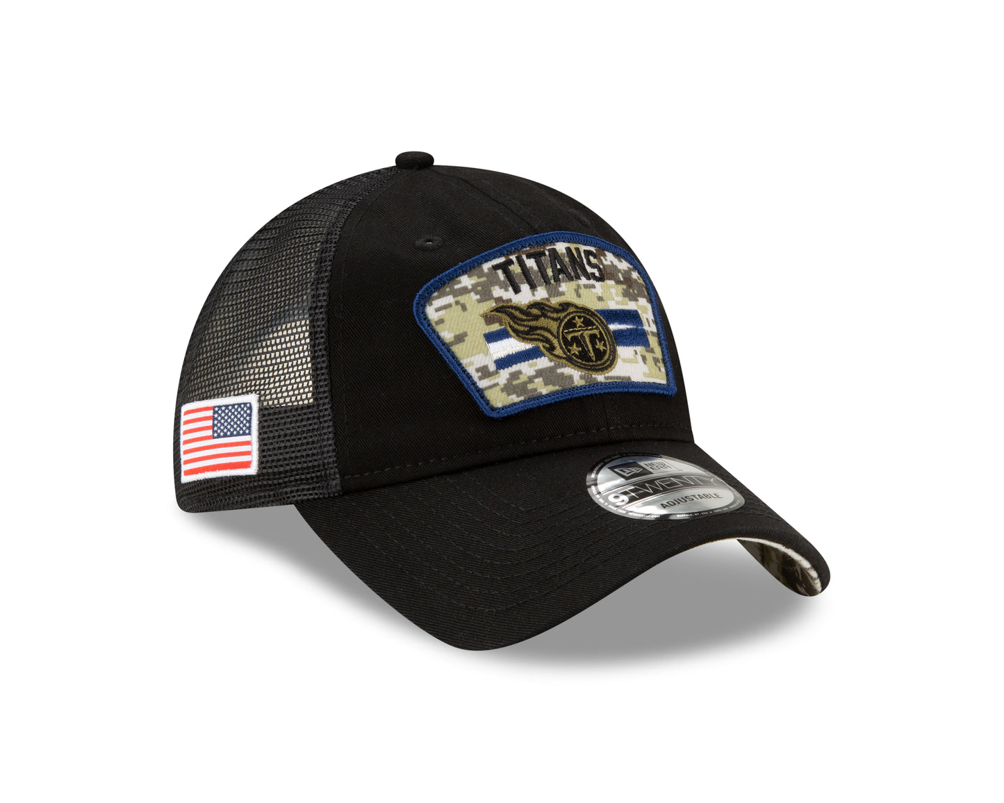 Tennessee Titans New Era 2021 Salute to Service 9Twenty Adjustable Hat