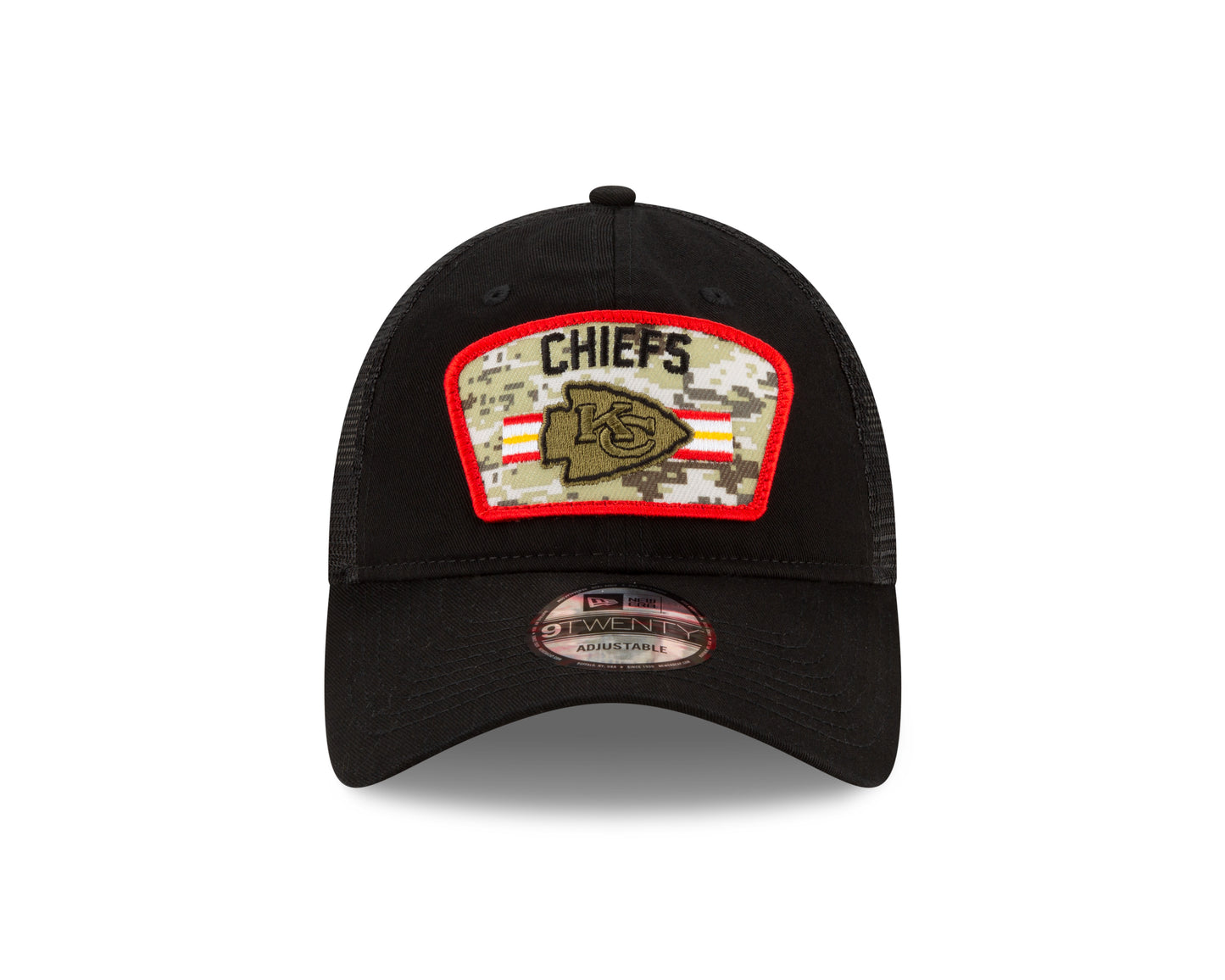 Kansas City Chiefs New Era 2021 Salute to Service 9Twenty Adjustable Hat