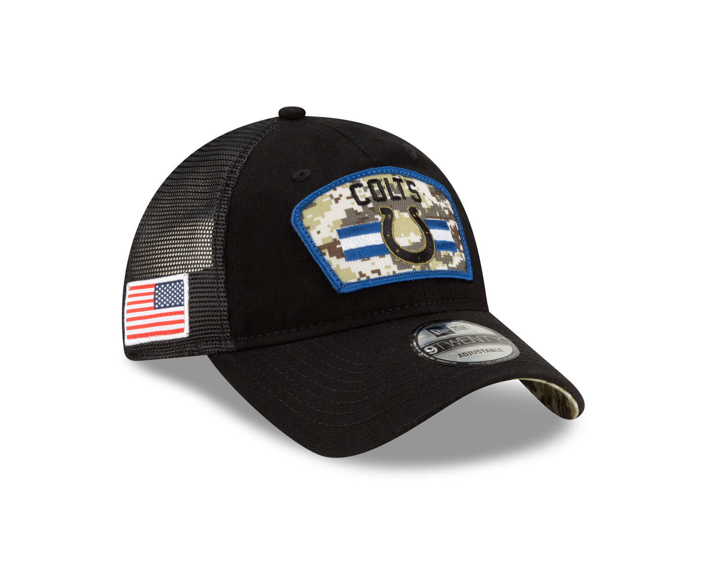 Indianapolis Colts New Era 2021 Salute to Service 9Twenty Adjustable Hat