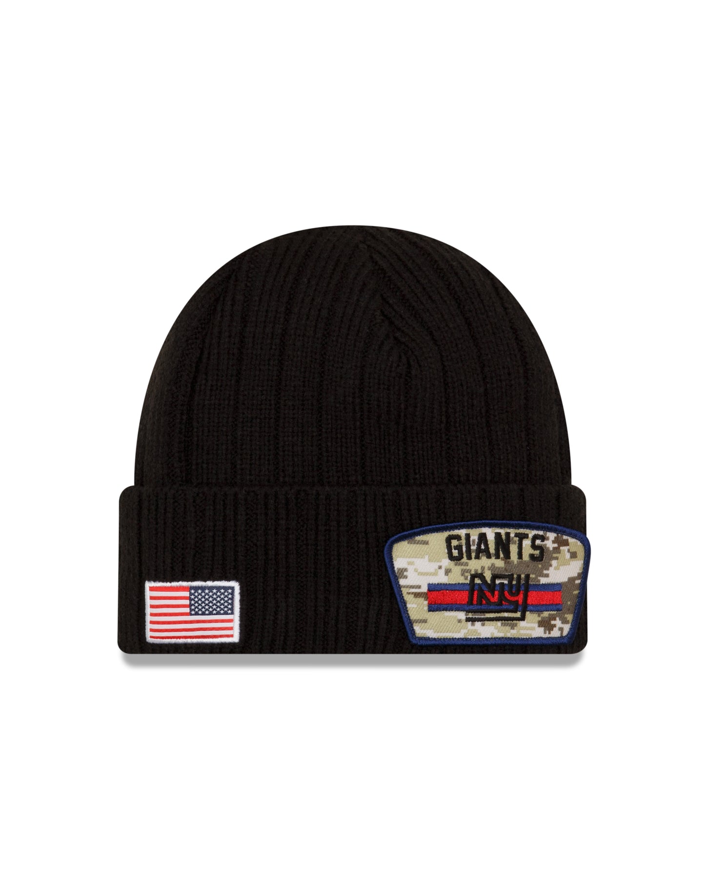 New York Giants 2021 Sideline Salute to Service Knit Hat - Black