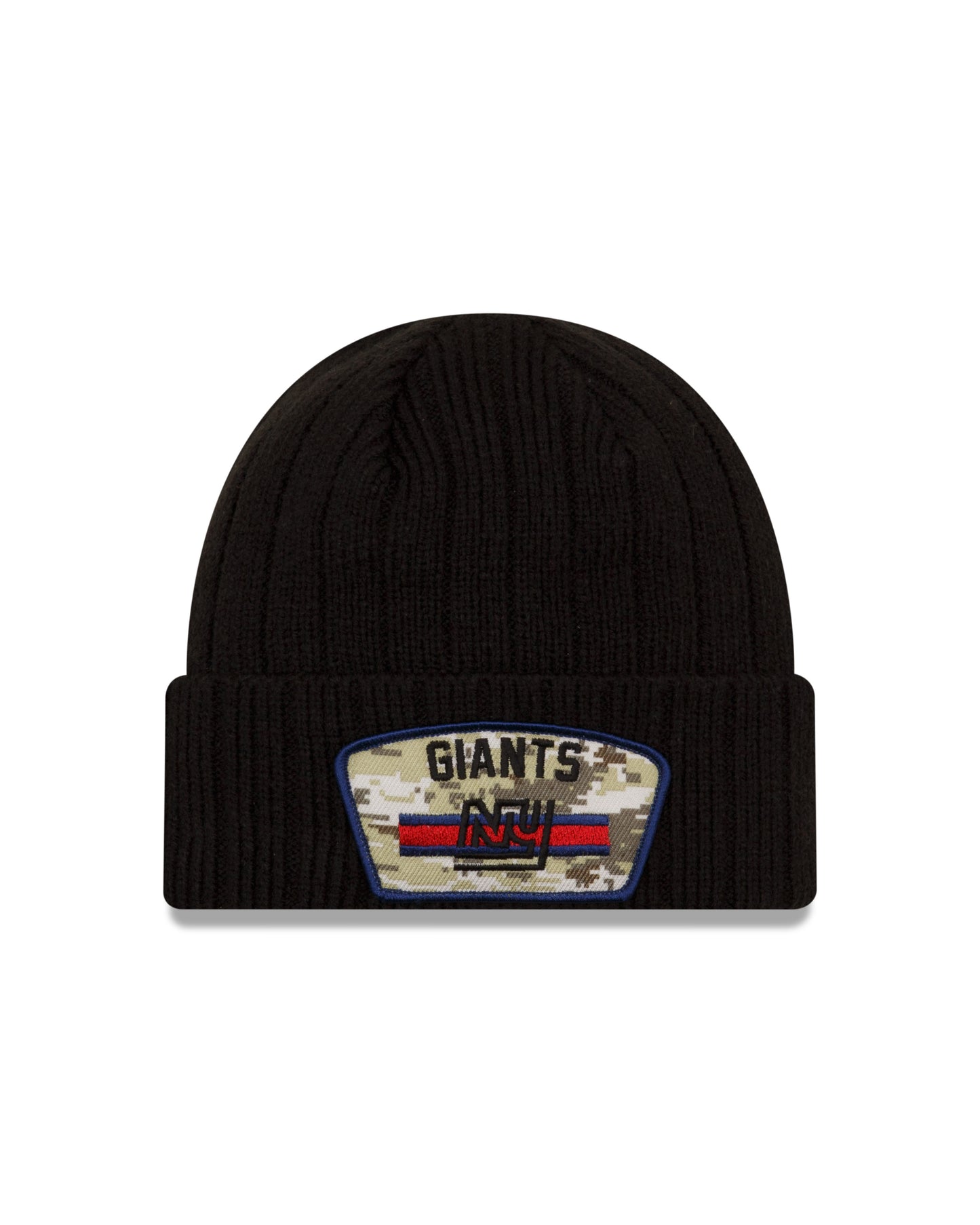 New York Giants 2021 Sideline Salute to Service Knit Hat - Black