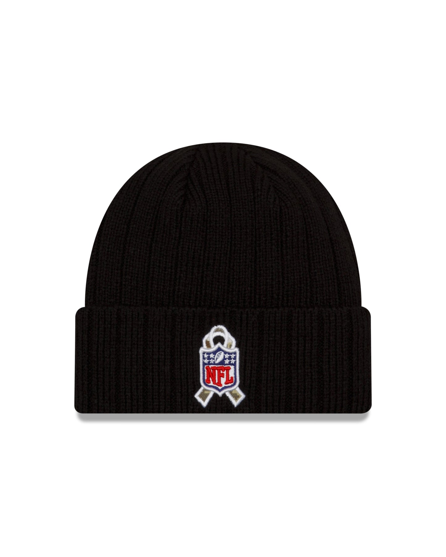 Tampa Bay Buccaneers New Era Salute to Service Sideline Knit Hat- Black