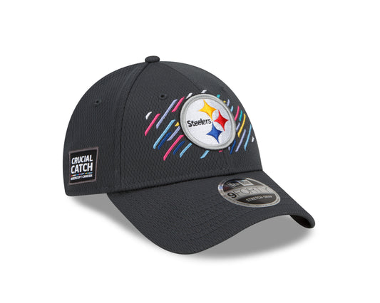 Pittsburgh Steelers New Era NFL Crucial Catch Official 9FORTY Adjustable Hat