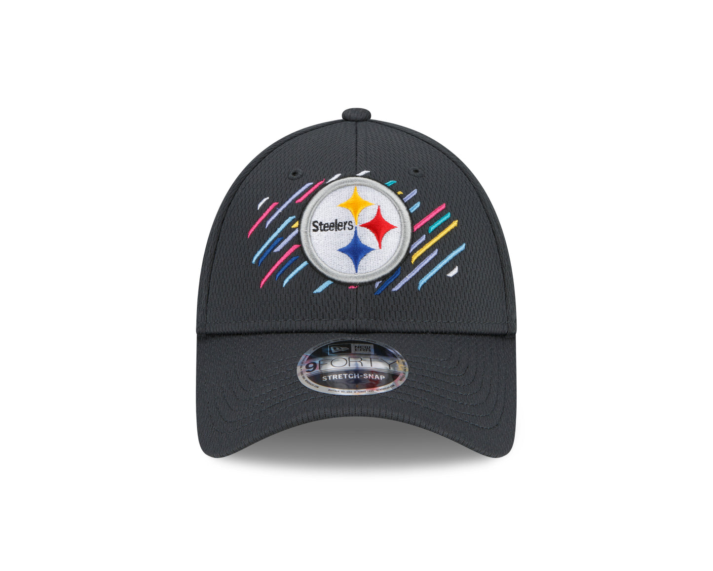 Pittsburgh Steelers New Era NFL Crucial Catch Official 9FORTY Adjustable Hat