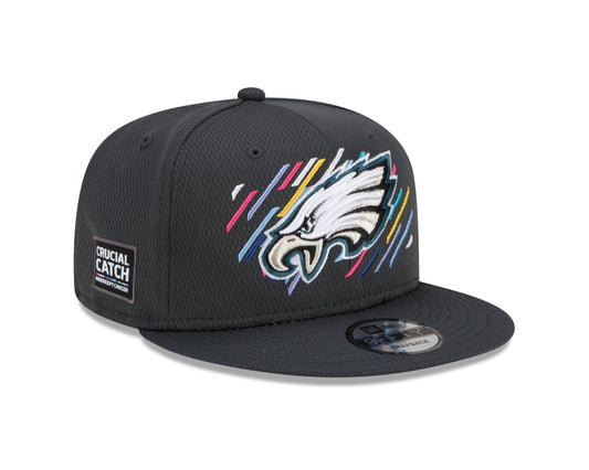 Philadelphia Eagles New Era NFL Crucial Catch Official 9Fifty Snapback Hat