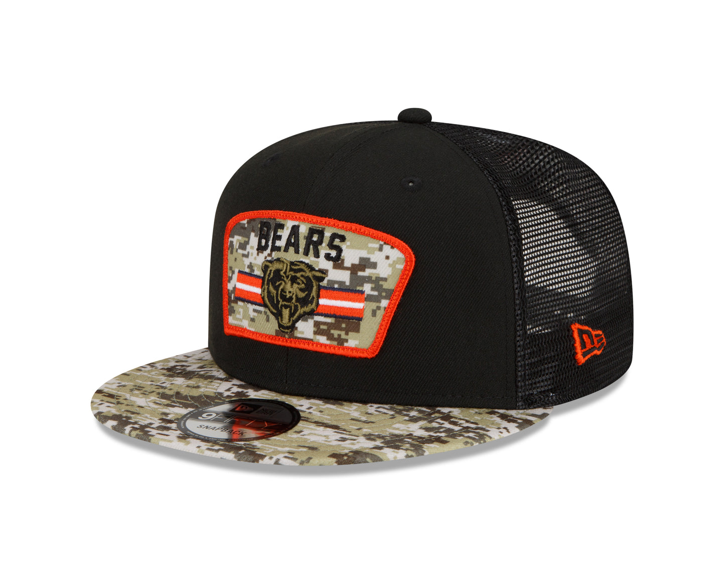Chicago Bears New Era 2021 Salute To Service 9Fifty Adjustable Hat
