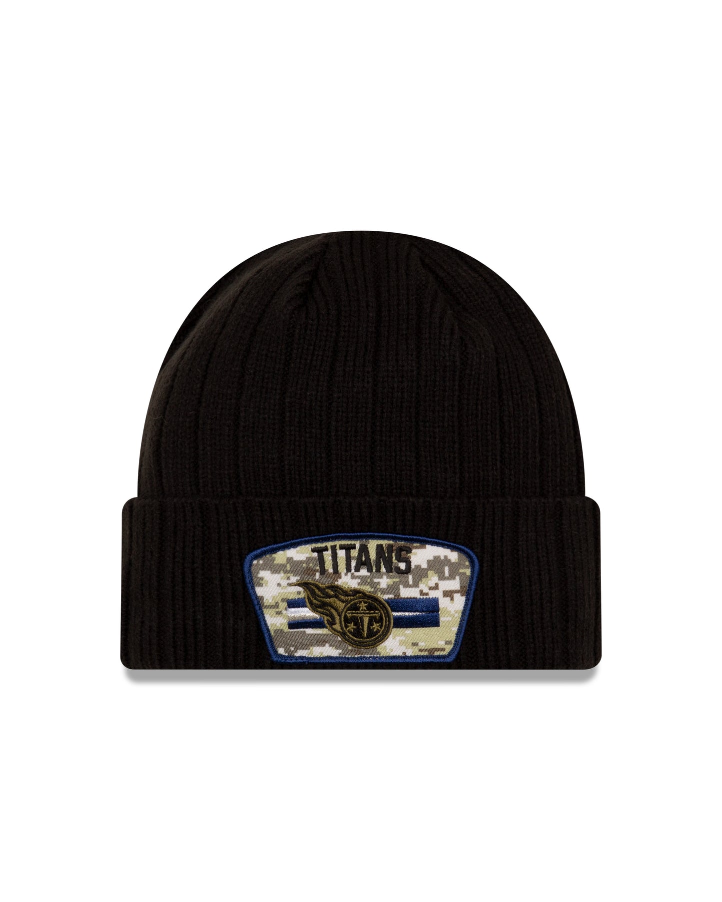 Tennessee Titans New Era Salute to Service Sideline Knit Hat- Black