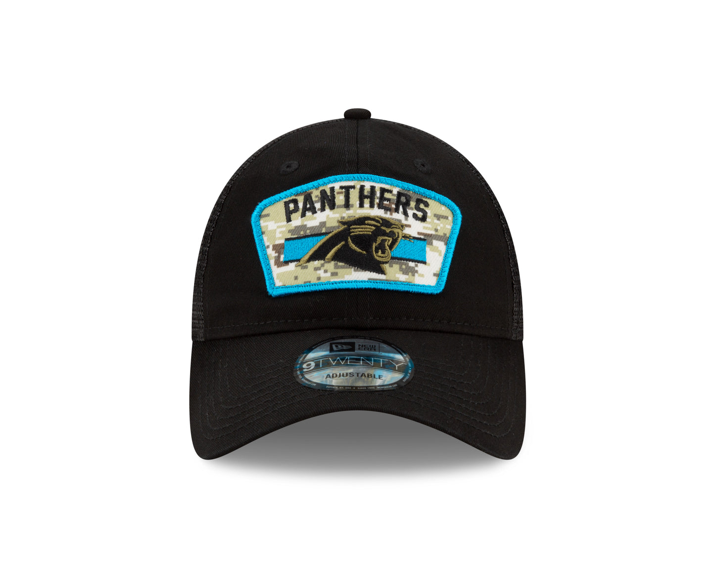 Carolina Panthers New Era 2021 Salute to Service 9Twenty Adjustable Hat
