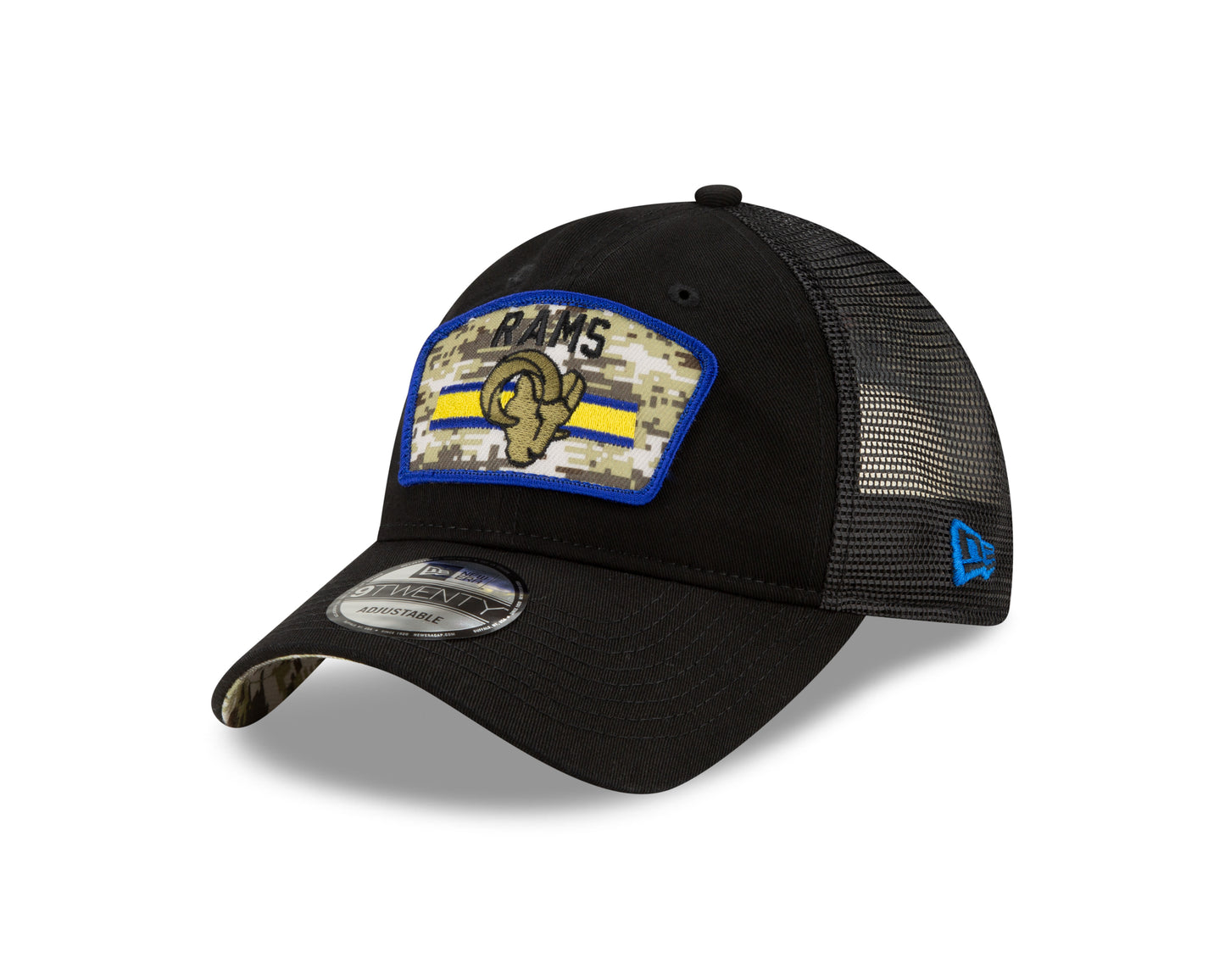Los Angeles Rams New Era 2021 Salute to Service 9Twenty Adjustable Hat