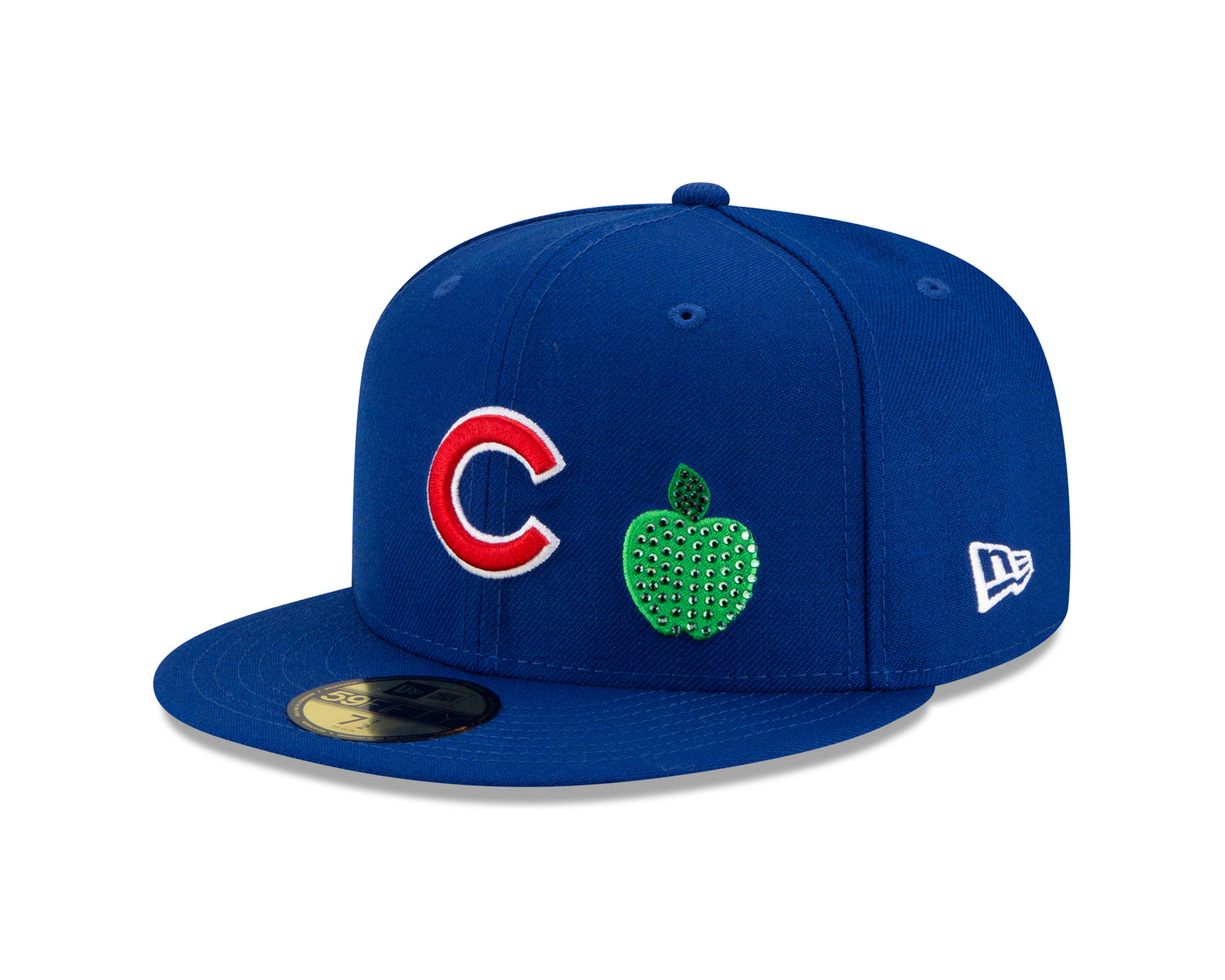 Chicago Cubs New Era Crystal Icons Rhinestone 59FIFTY Fitted Hat - Blue