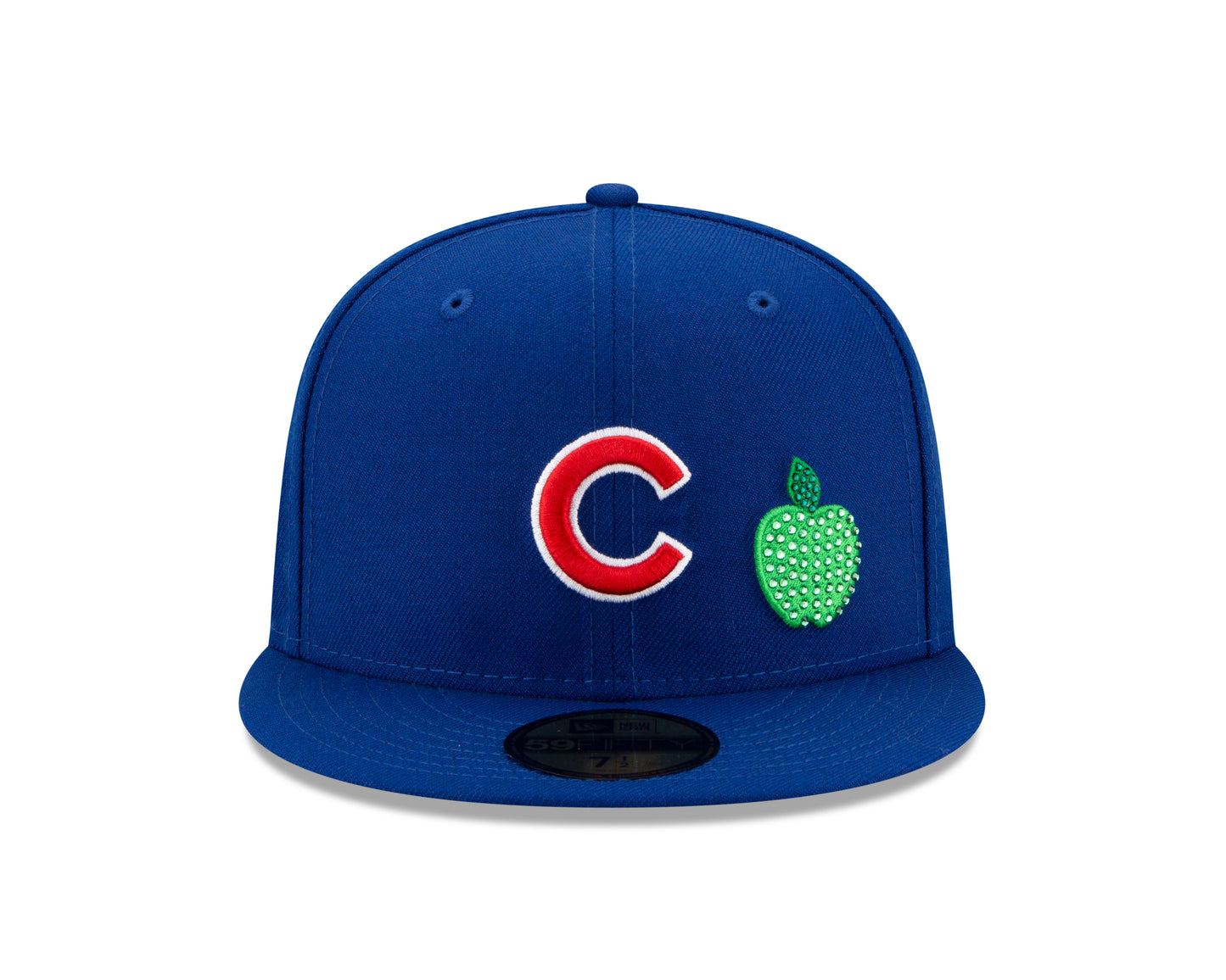 Chicago Cubs New Era Crystal Icons Rhinestone 59FIFTY Fitted Hat - Blue