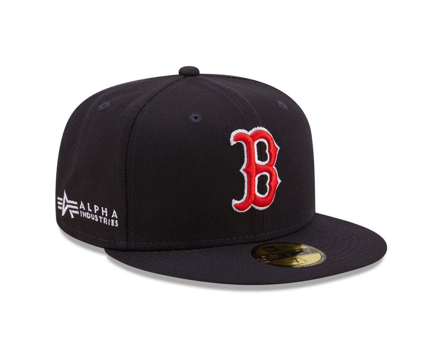 Boston Red Sox New Era Alpha Industries 59FIFTY Fitted Hat- Navy