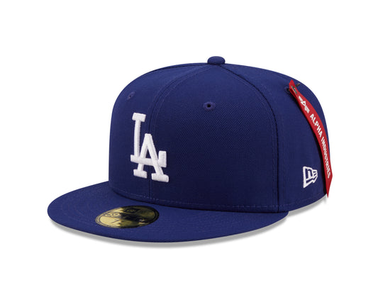 Los Angeles Dodgers New Era Alpha Industries 59FIFTY Fitted Hat- Blue