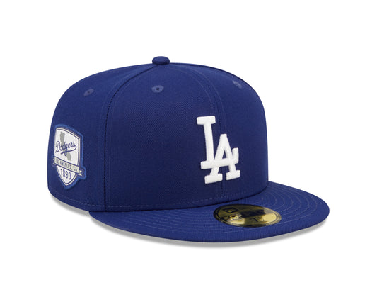 Los Angeles Dodgers New Era MLB City Side Patch 59fifty Fitted Hat - Blue