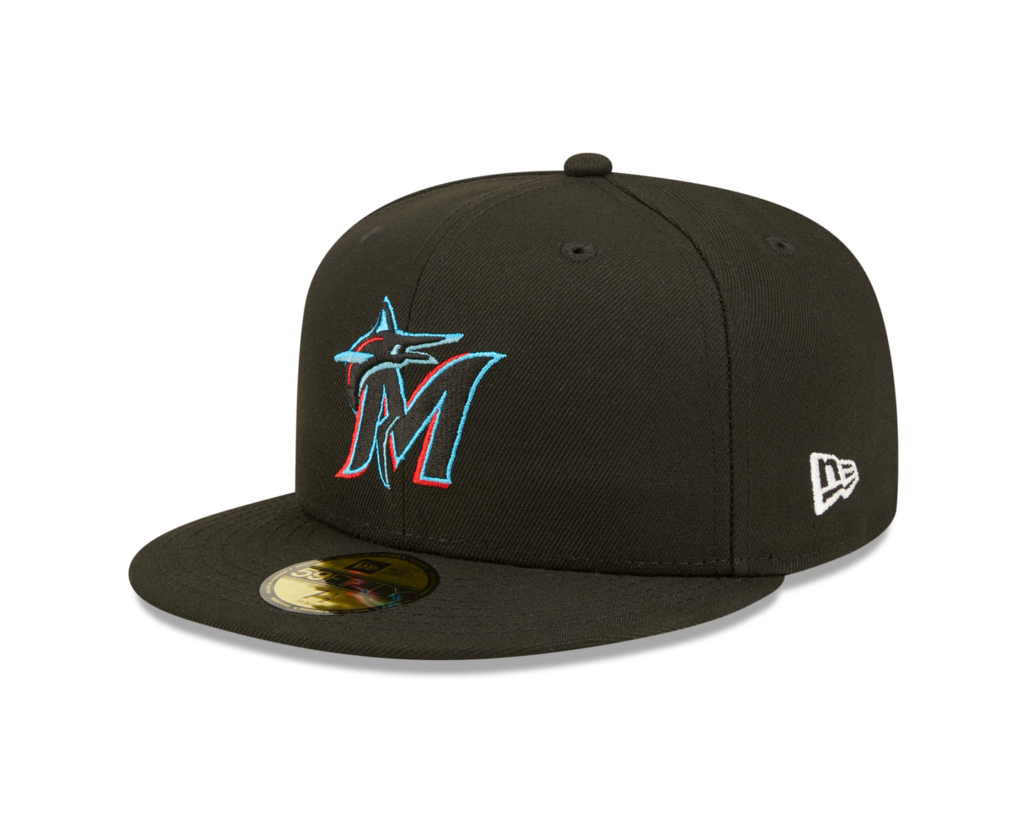 Miami Marlins New Era City Side Patch 59fifty Fitted Hat