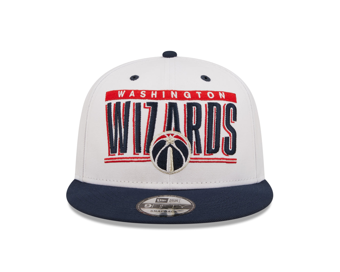 Washington Wizards New Era Retro Title White / Royal 9FIFTY Snap Back Hat