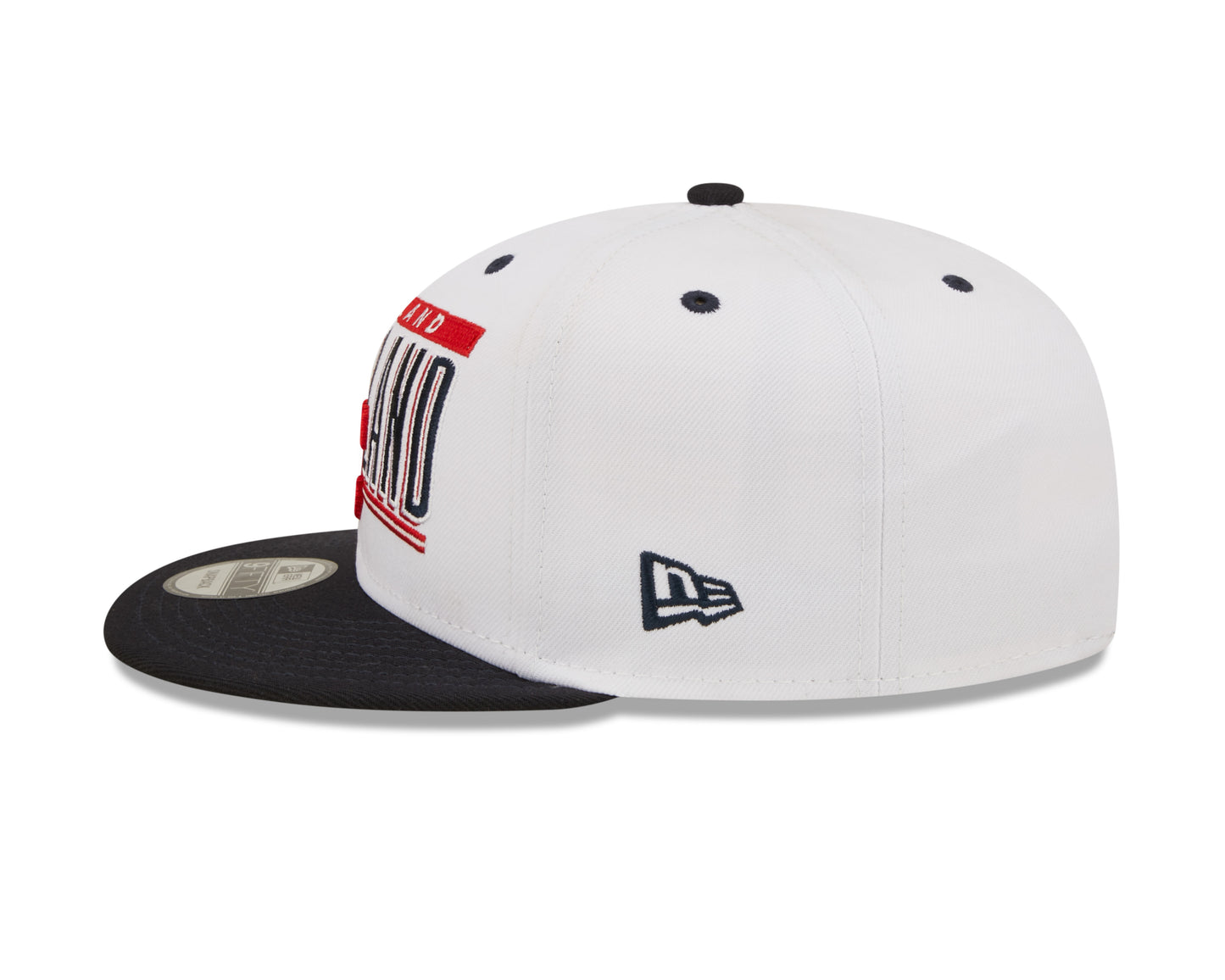 Cleveland Guardians New Era Retro Title White / Blue 9FIFTY Snap Back Hat