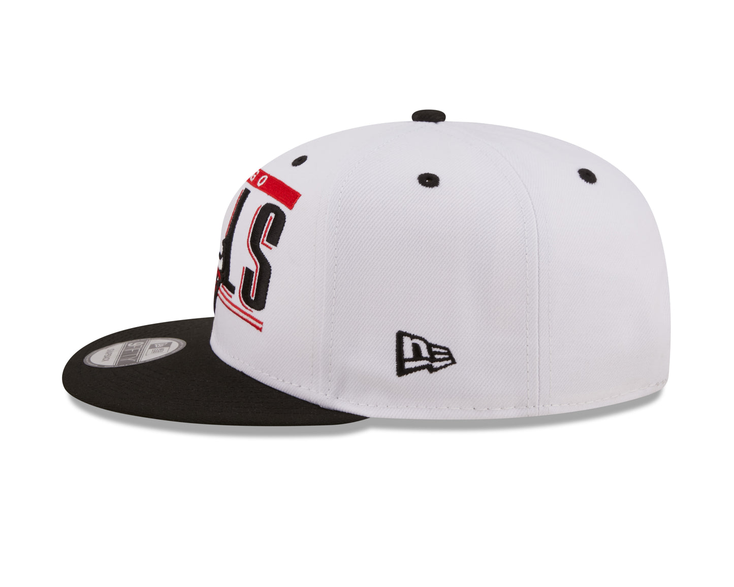 Chicago Bulls New Era Retro Title White / Black 9FIFTY Snap Back Hat