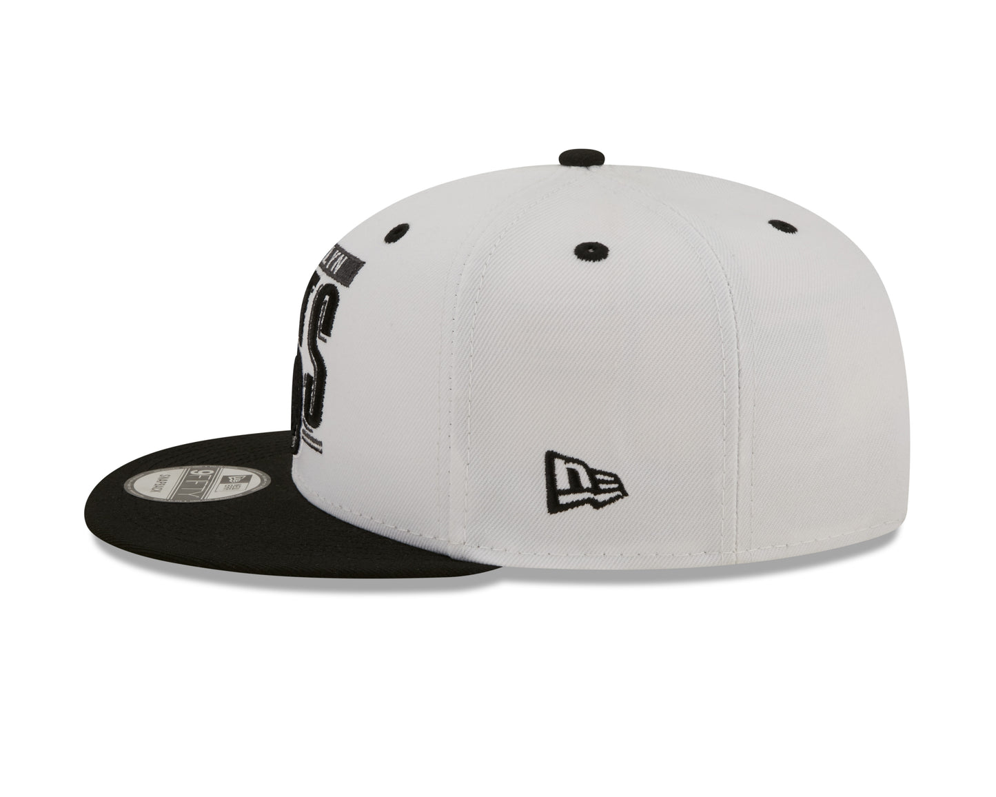 Brooklyn Nets New Era Retro Title White / Black 9FIFTY Snap Back Hat