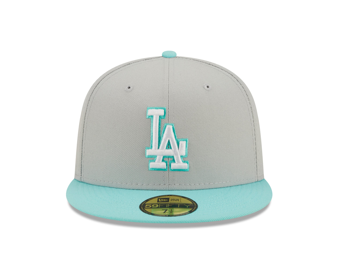 Los Angeles Dodgers New Era Color Pack 2 Tone Mint /Gray 59fifty Fitted Hat