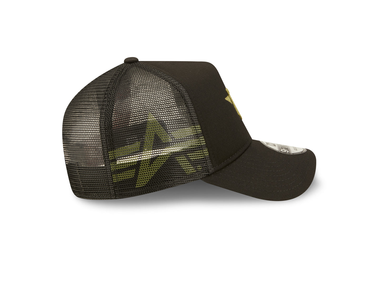 Houston Astros New Era x Alpha Industries A-Frame 9FORTY Trucker Snapback