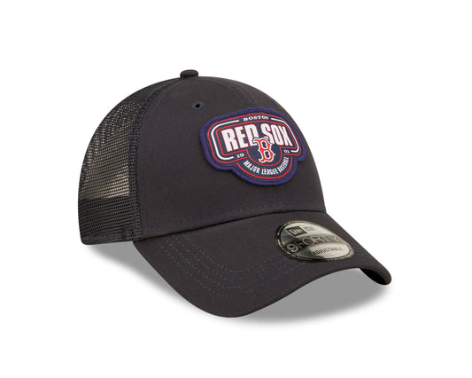 Boston Red Sox New Era Team Logo Patched 9Forty Trucker