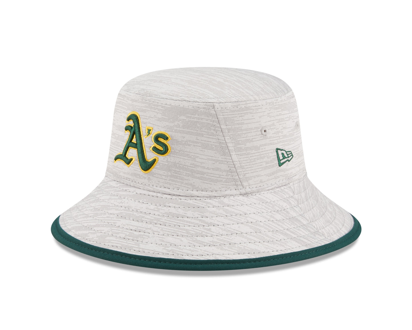 Oakland Athletics New Era Distinct Bucket Hat Gray