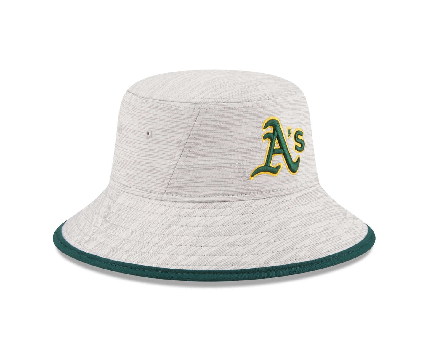 Oakland Athletics New Era Distinct Bucket Hat Gray