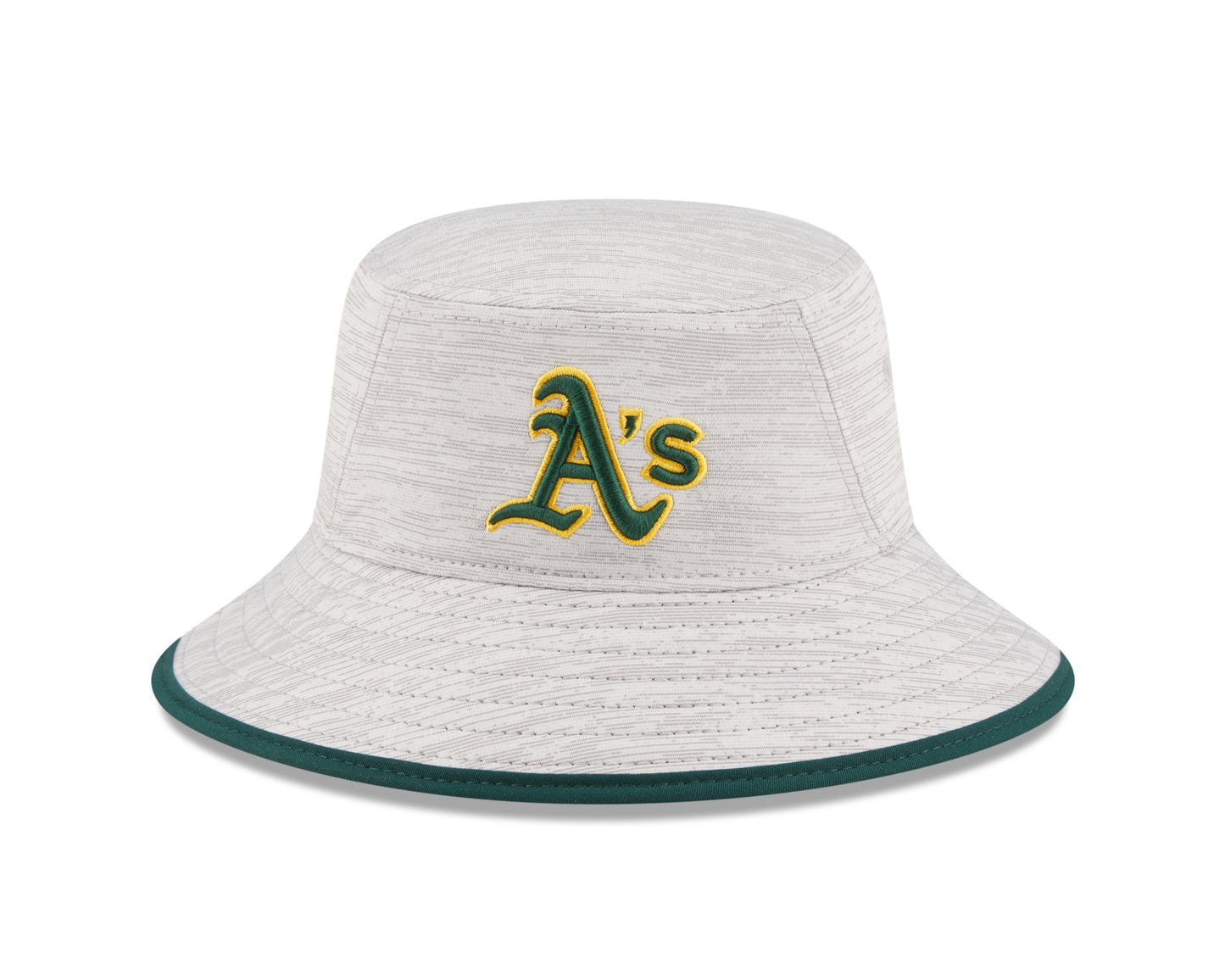 Oakland Athletics New Era Distinct Bucket Hat Gray