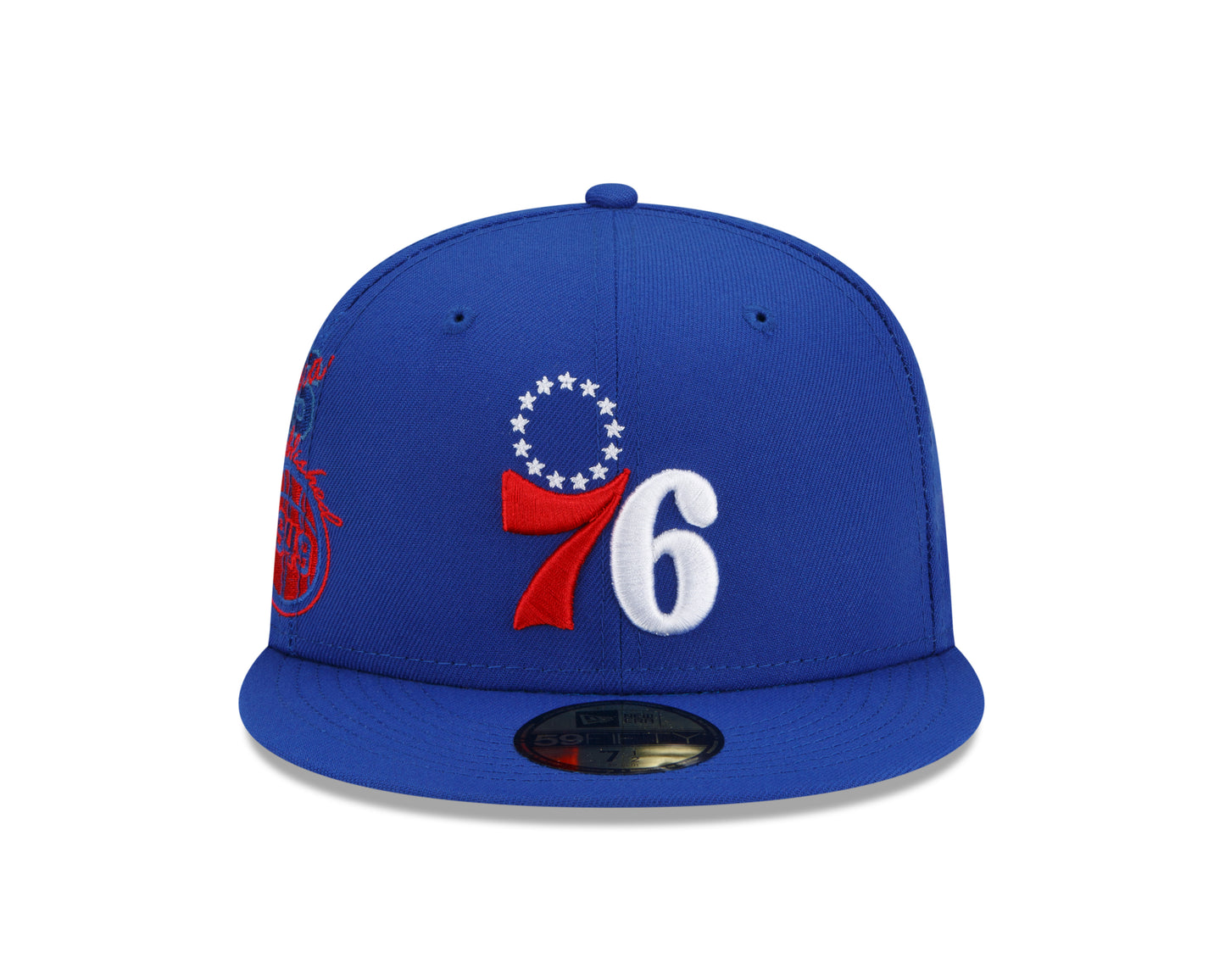 Philadelphia 76ers New Era Team Color Back Half 59fifty Fitted Hat