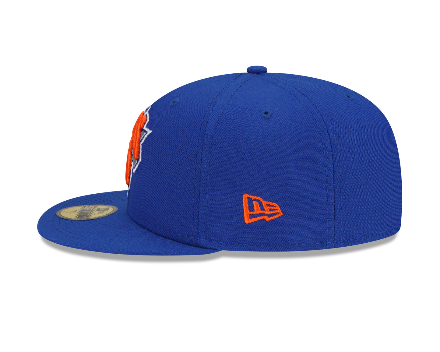 New York Knicks New Era Team Color Back Half 59fifty Fitted Hat