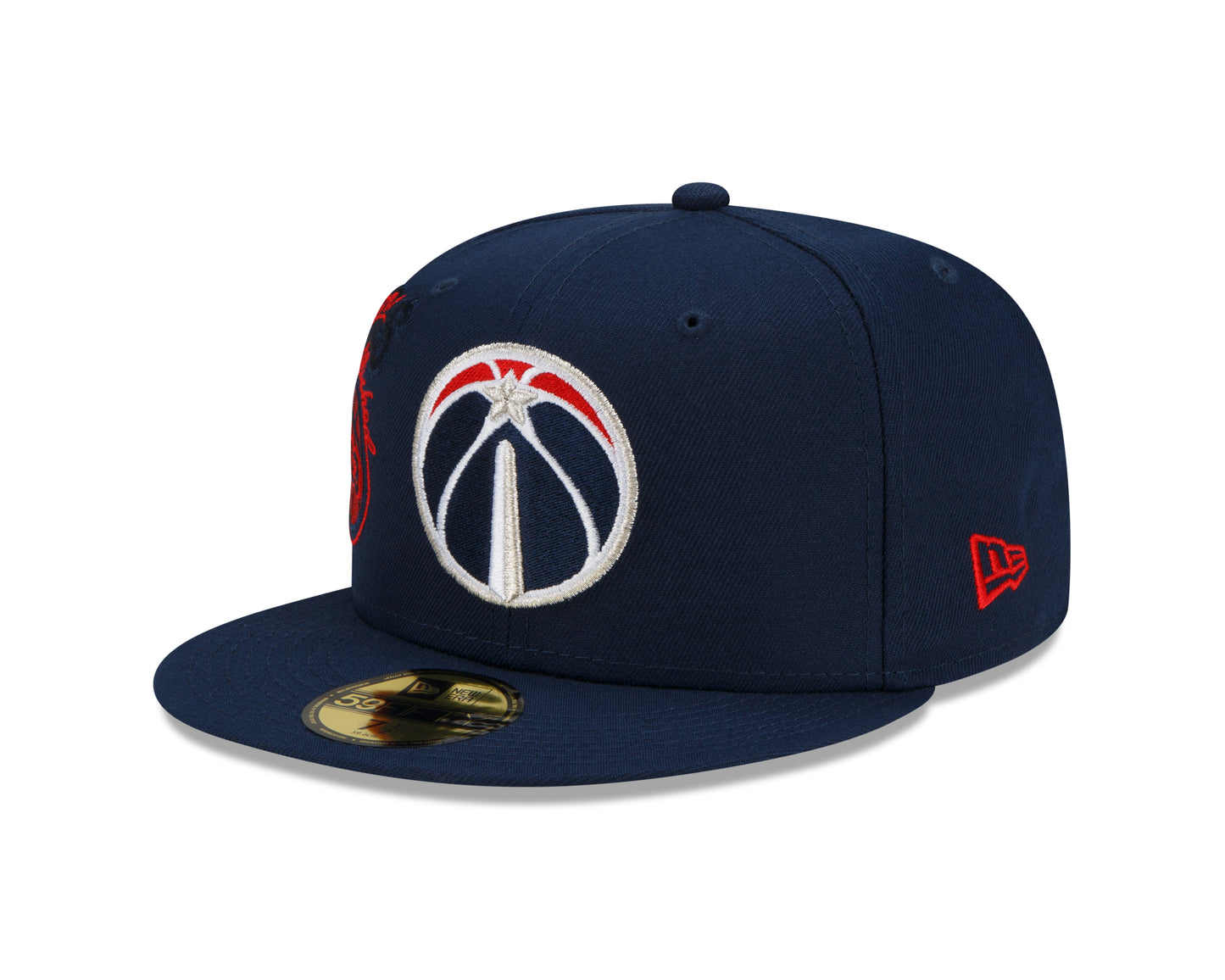 Washington Wizards New Era Team Color Back Half 59fifty Fitted Hat