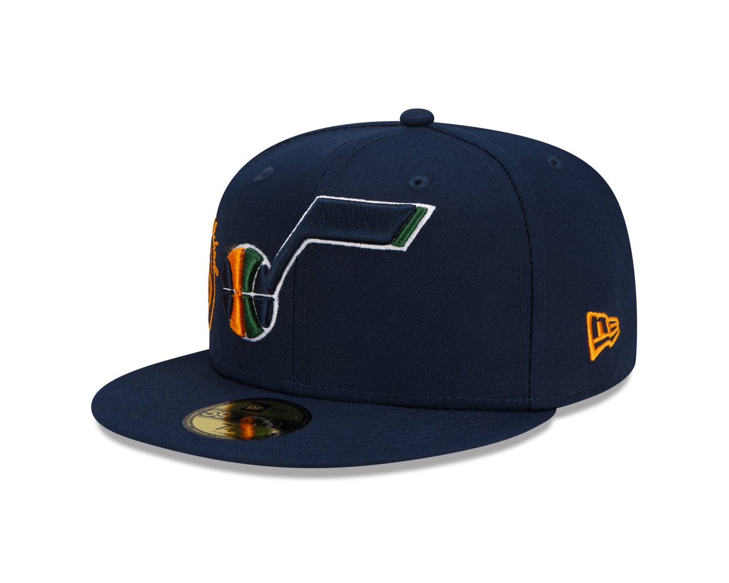 Utah Jazz New Era Team Color Back Half 59fifty Fitted Hat