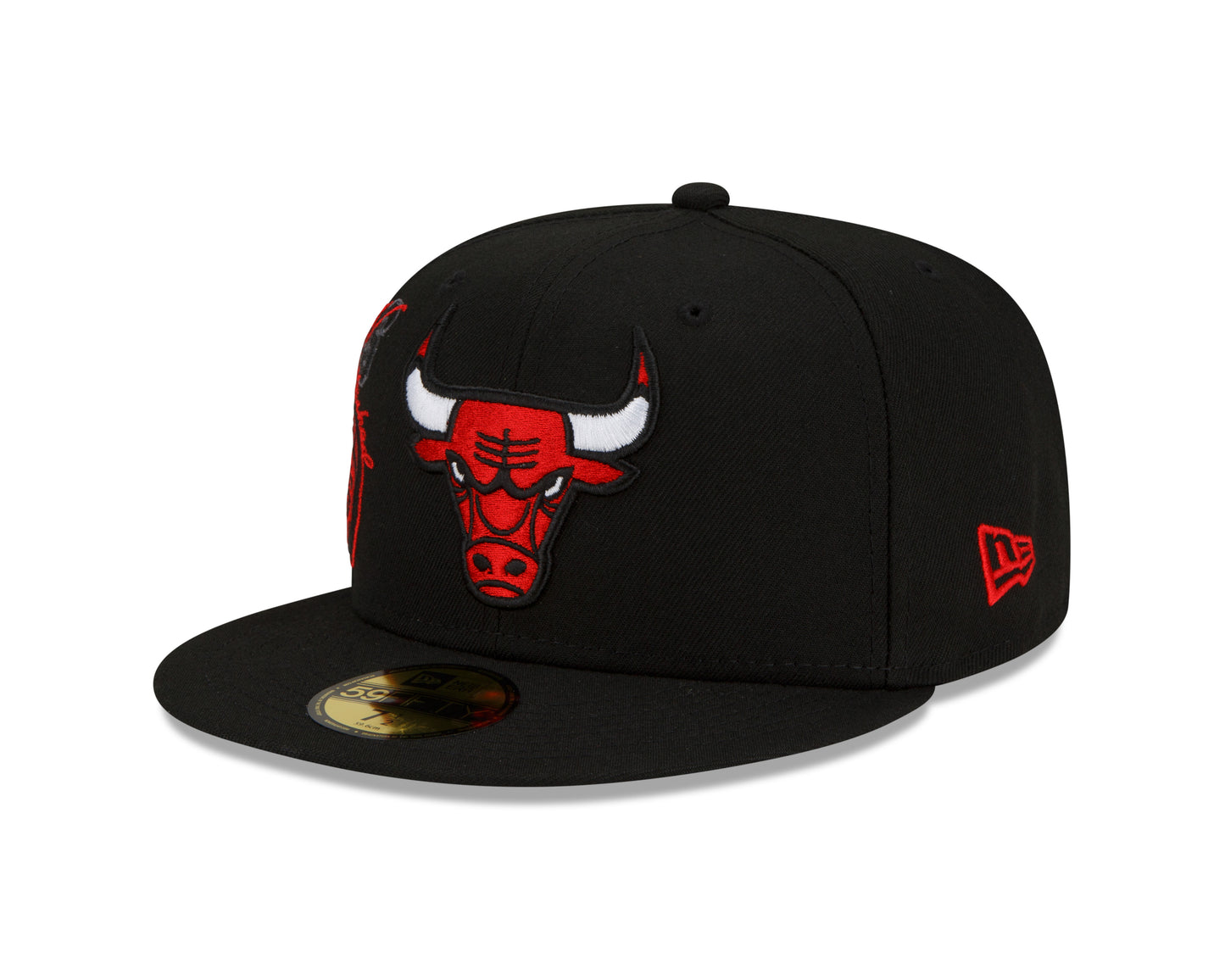 Chicago Bulls New Era Team Color Back Half 59fifty Fitted Hat