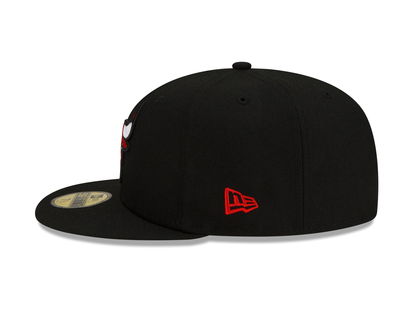 Chicago Bulls New Era Team Color Back Half 59fifty Fitted Hat