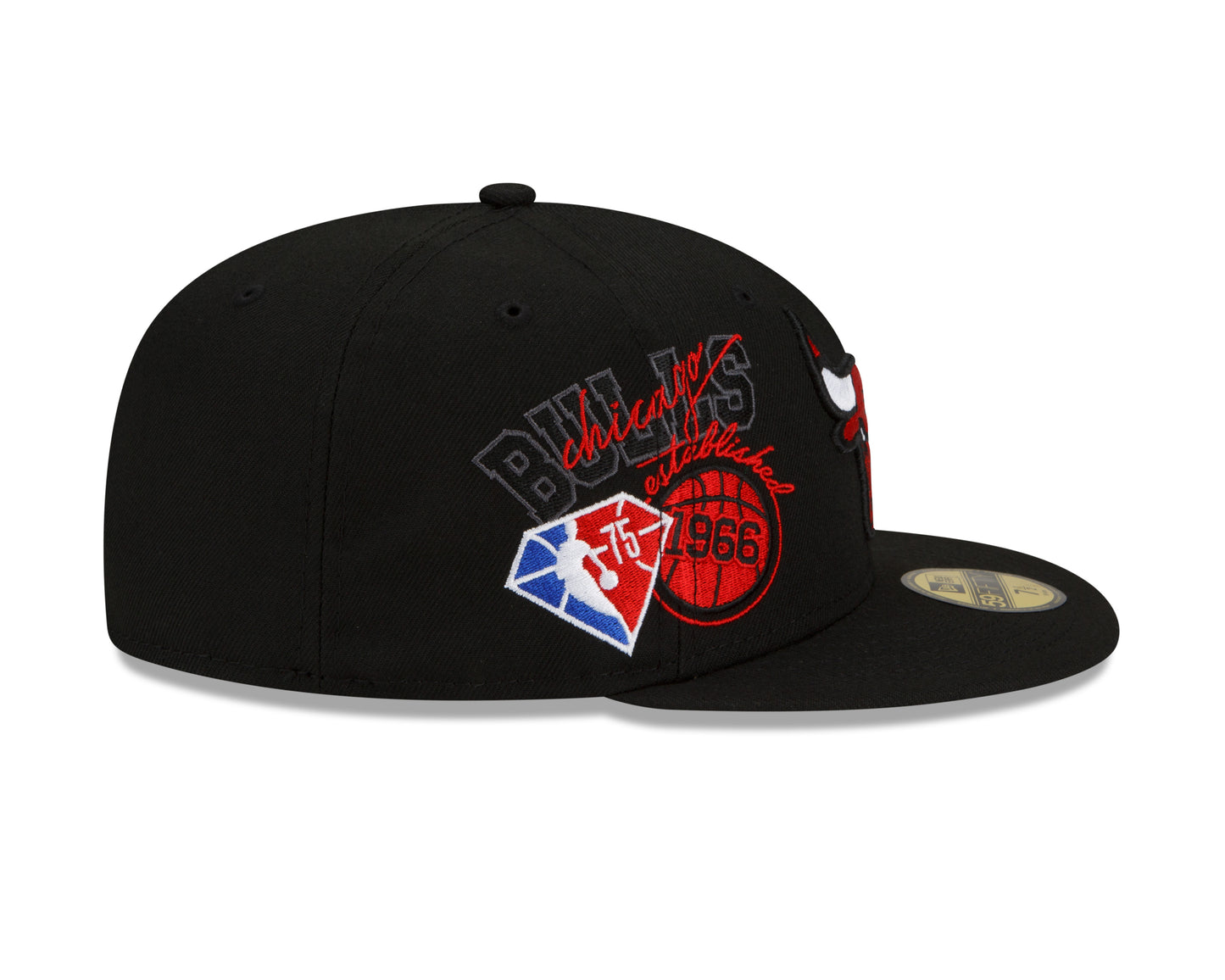 Chicago Bulls New Era Team Color Back Half 59fifty Fitted Hat