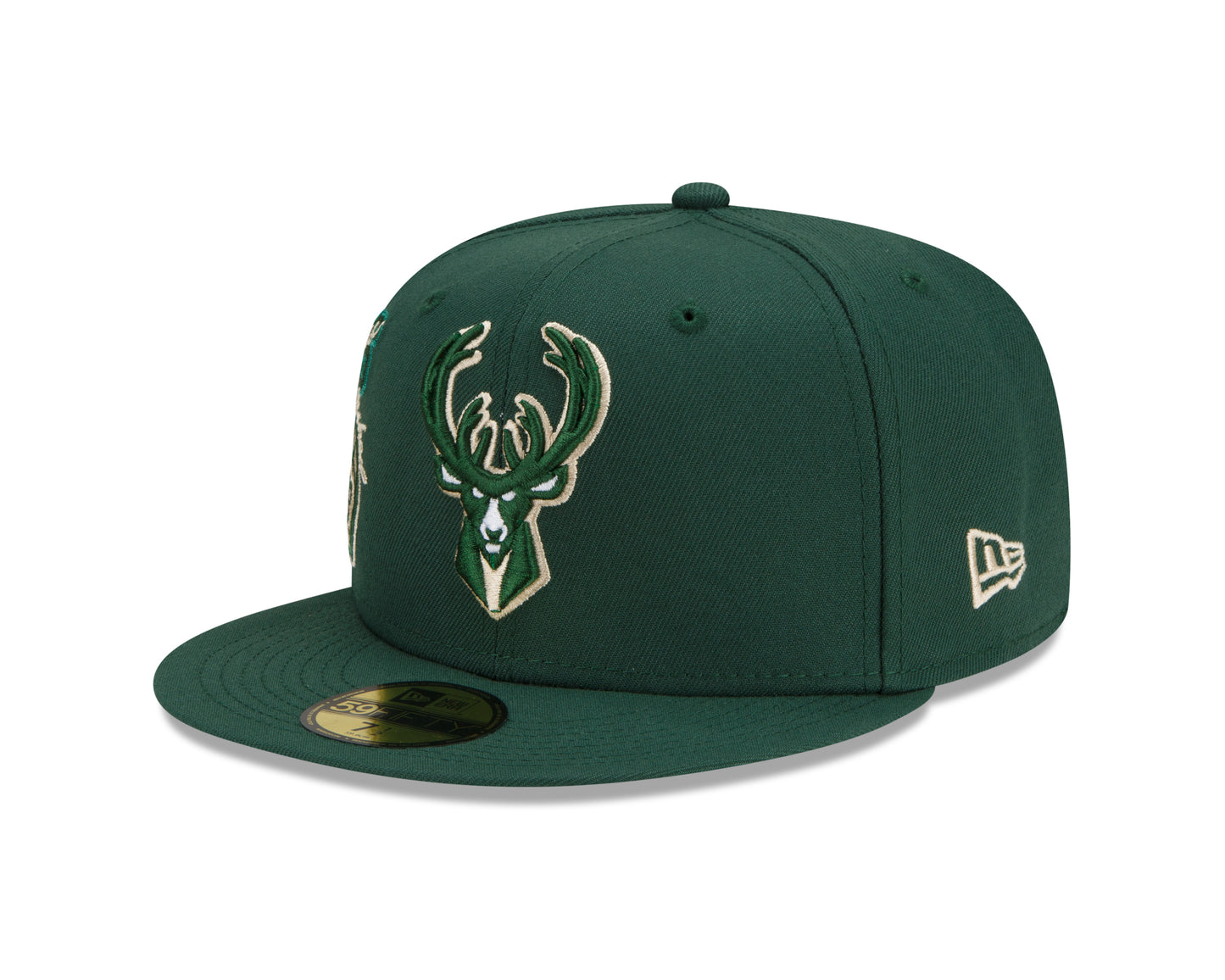 Milwaukee Bucks New Era Team Color Back Half 59fifty Fitted Hat