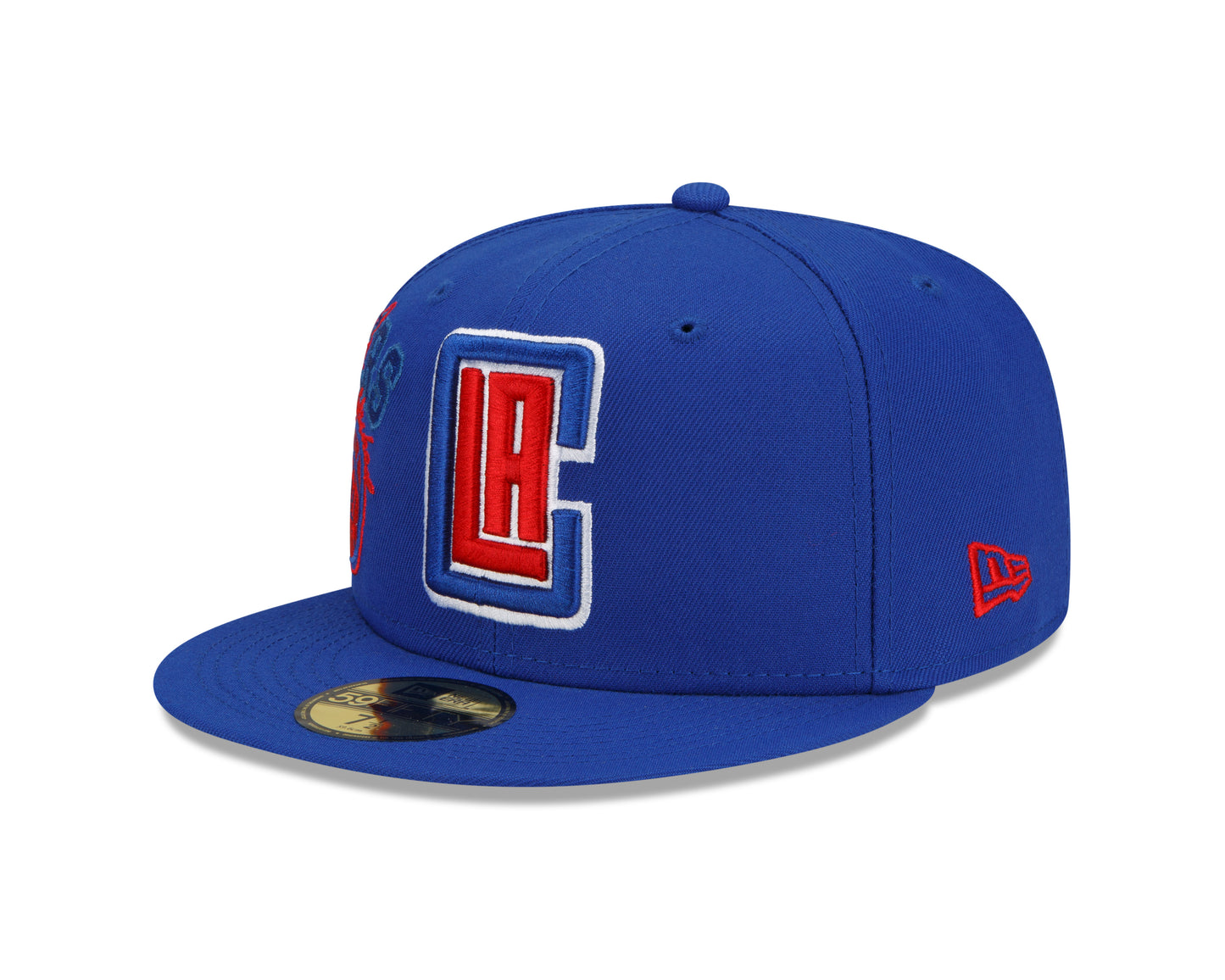 Los Angeles Clippers New Era Team Color Back Half 59fifty Fitted Hat