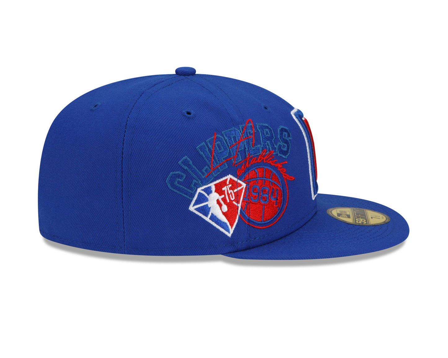 Los Angeles Clippers New Era Team Color Back Half 59fifty Fitted Hat