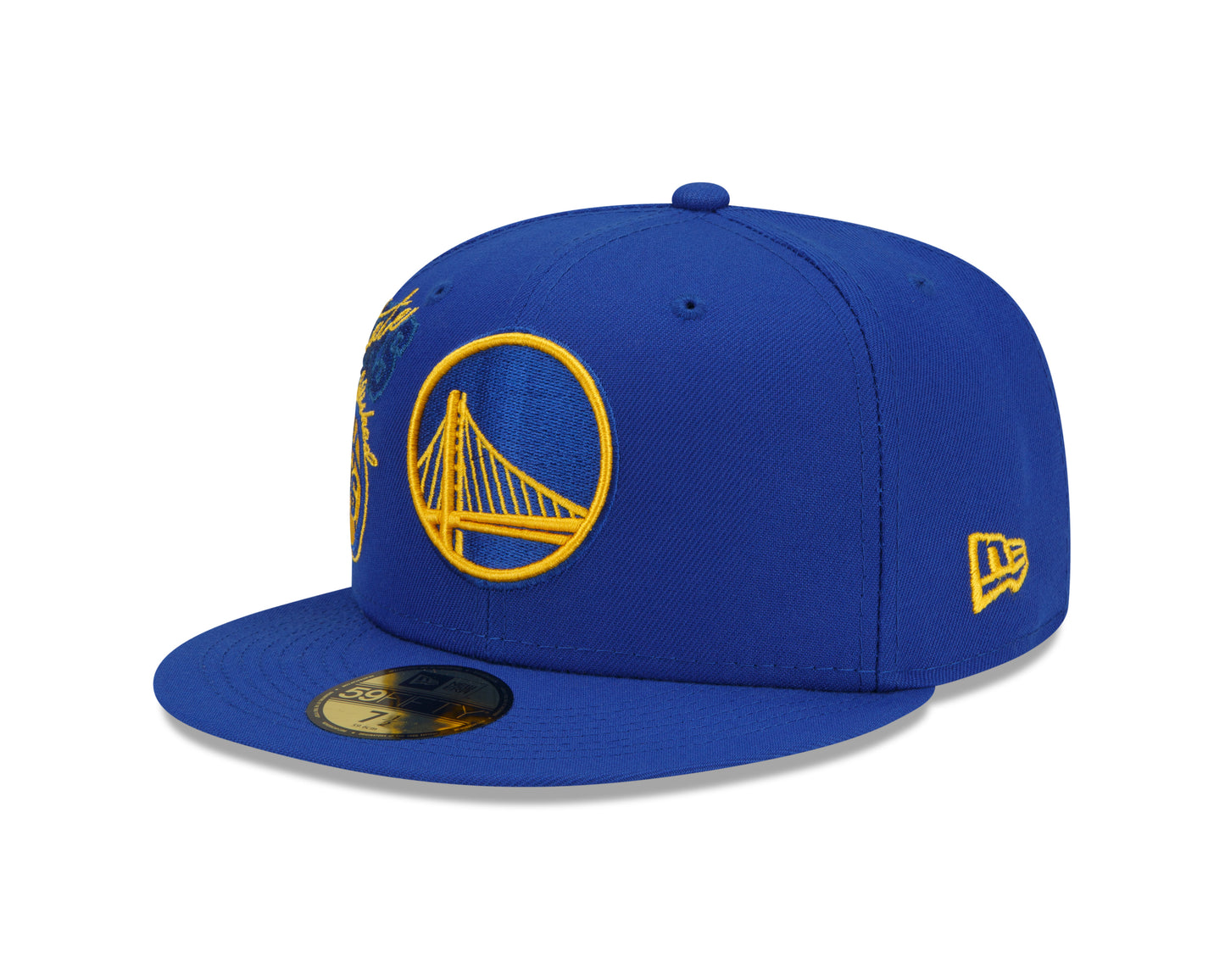 Golden State Warriors New Era Back Half Team 59FIFTY Fitted Hat - Blue