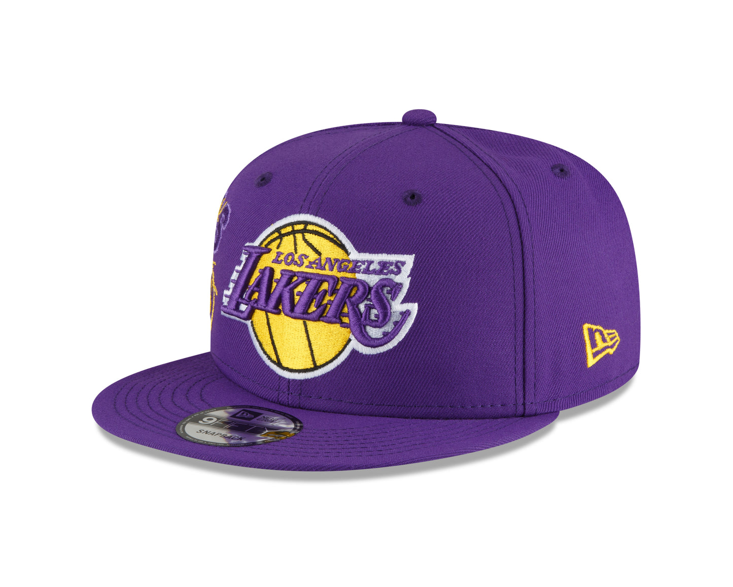 Los Angeles Lakers Authentic Back Half Series 9FIFTY Snap Back Hat - Purple