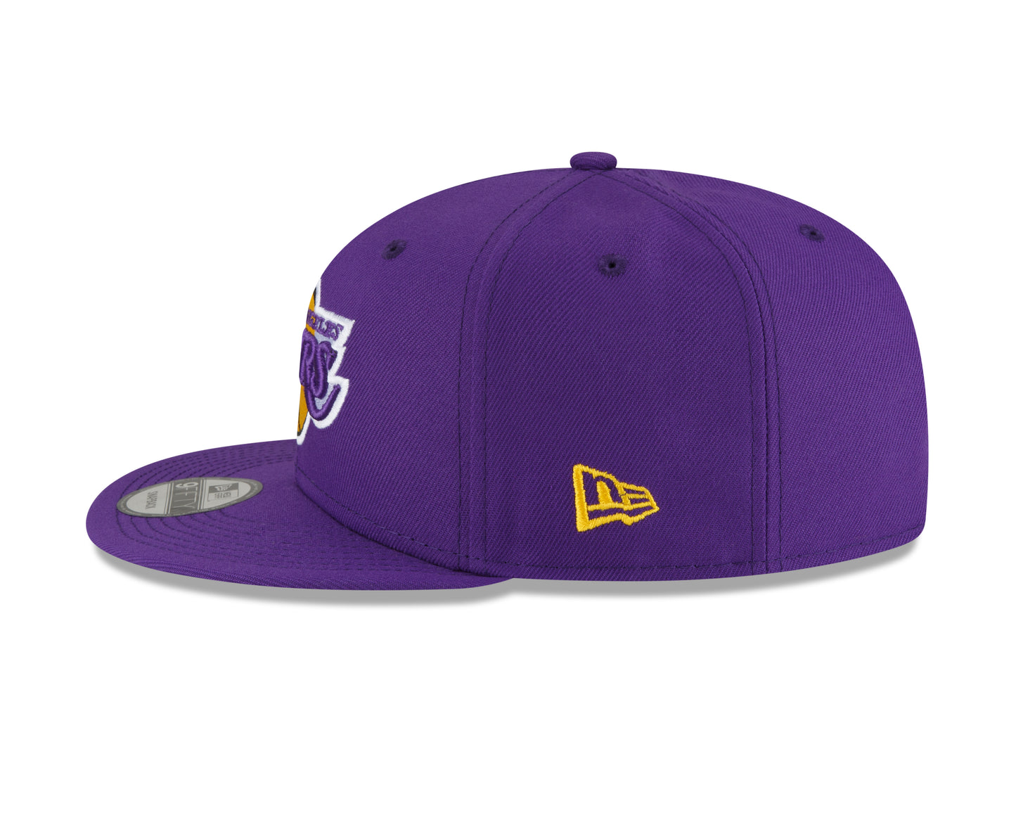 Los Angeles Lakers Authentic Back Half Series 9FIFTY Snap Back Hat - Purple