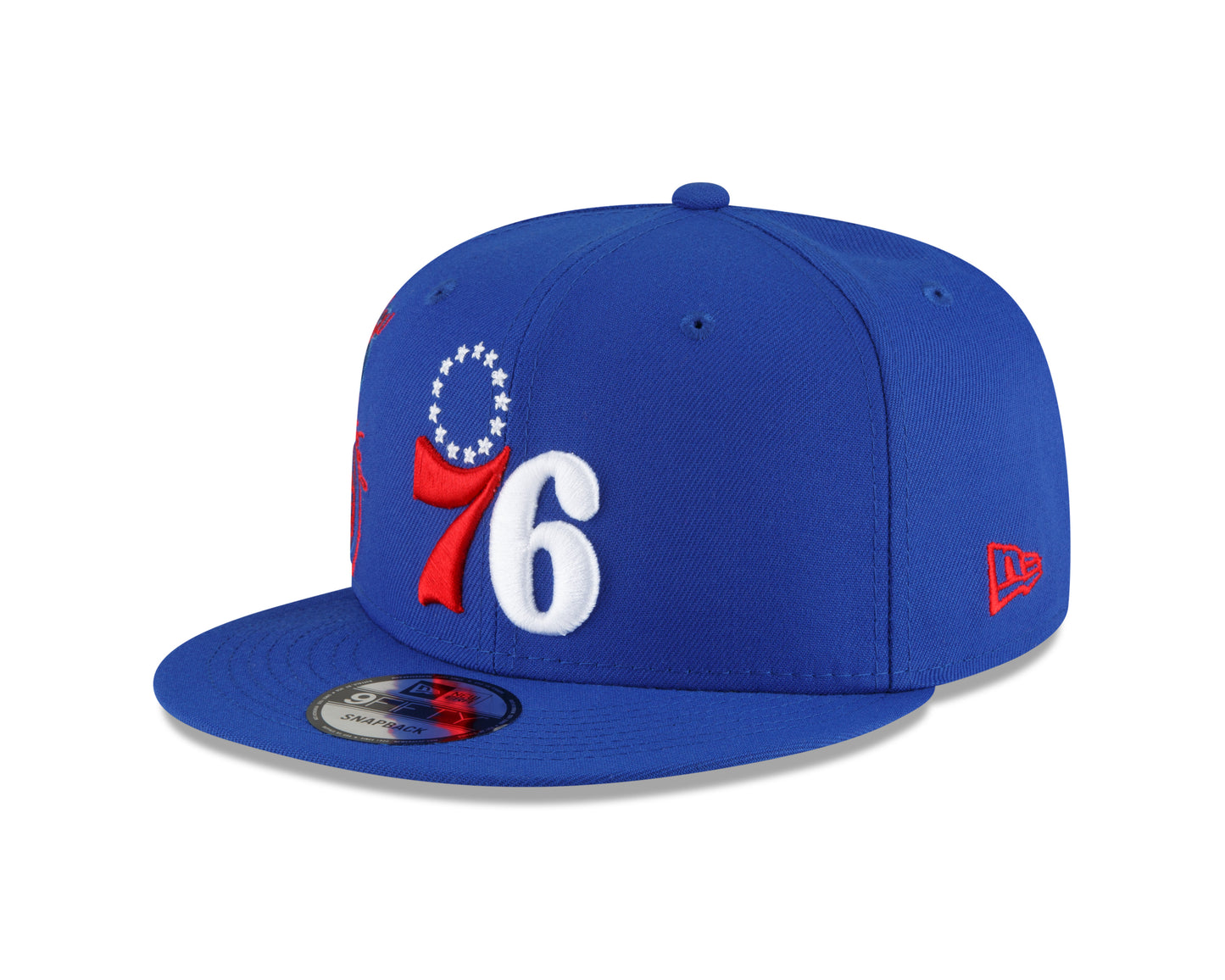 Philadelphia 76ers Authentic Back Half Series 9FIFTY Snap Back Hat - Blue